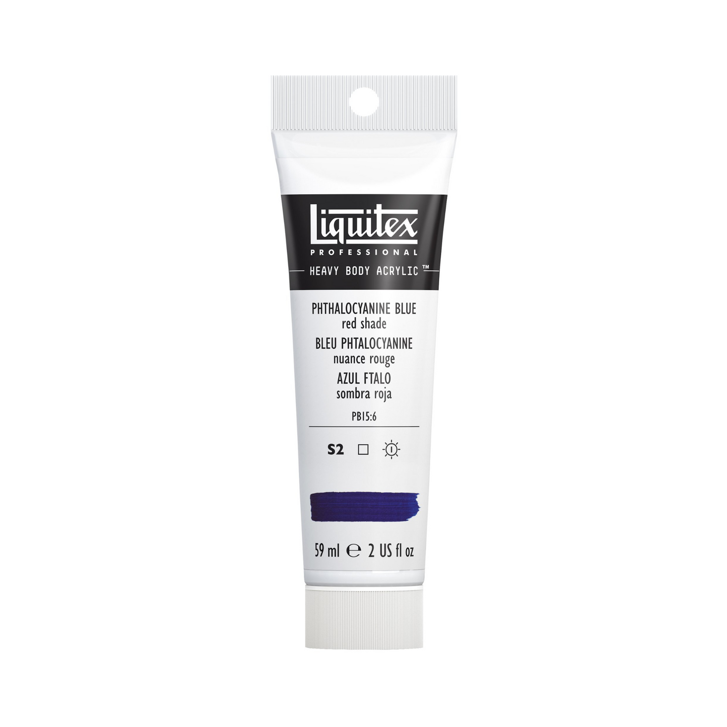 Liquitex Professional Heavy Body Acrylic 59ml - Phthalocyanine Blue Red Shade