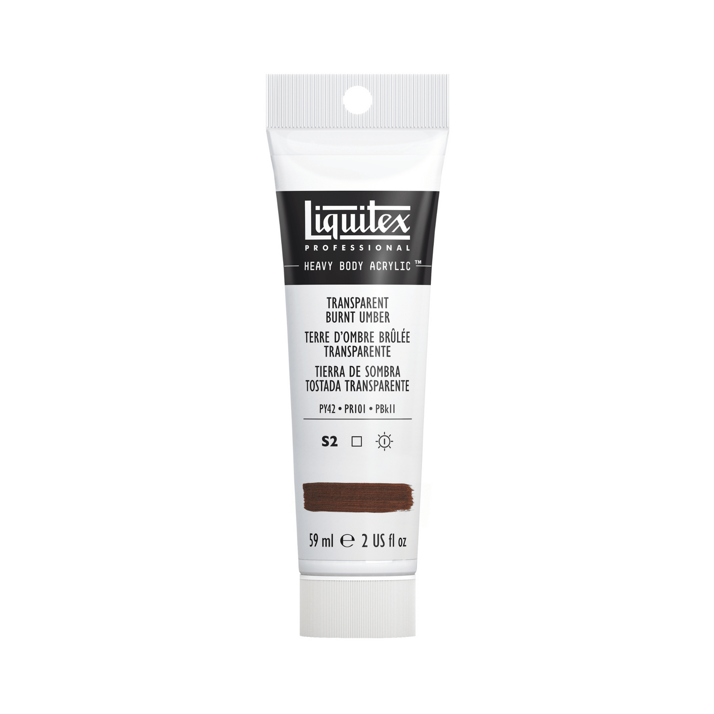 Liquitex Professional Heavy Body Acrylic 59ml - Transparent Burnt Umber