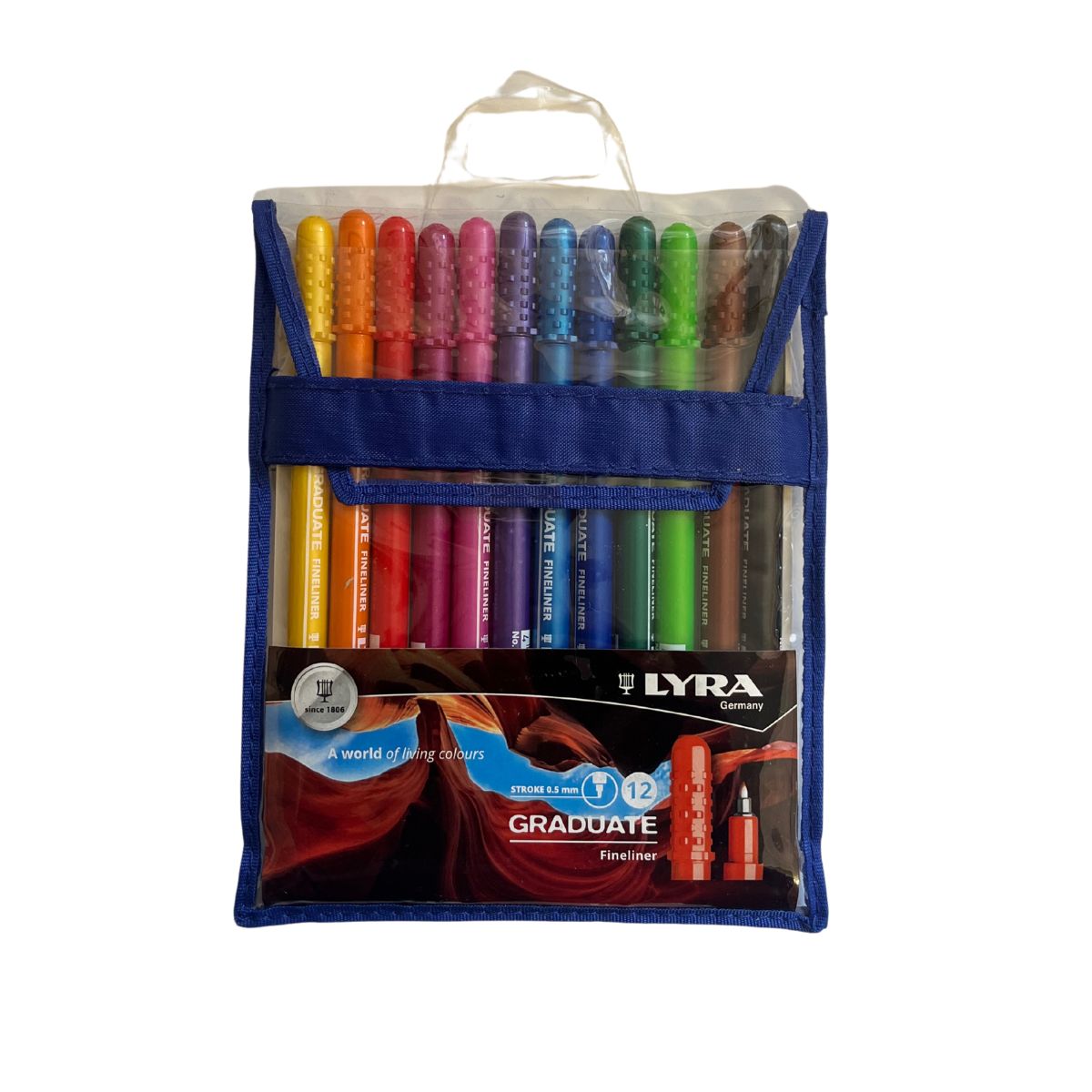 Lyra Graduate Fineliner 0.5mm (12 colours)