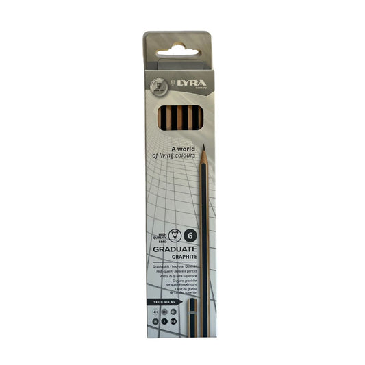 Lyra Graduate Graphite Pencils (6 in box)