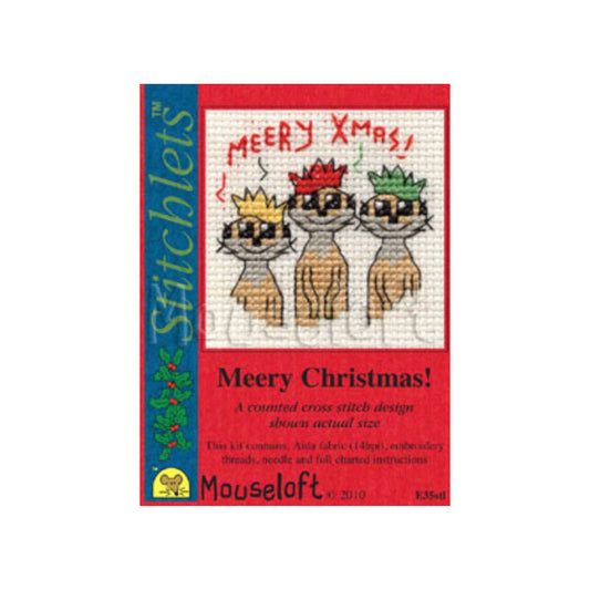Stitchlets Meery Christmas! Cross Stitch Kit