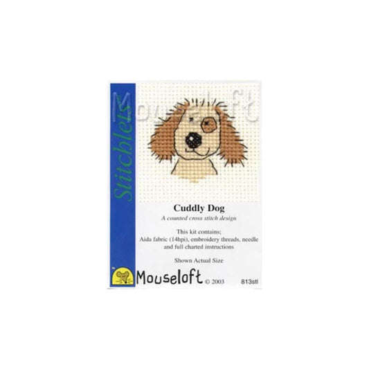 Stitchlets Cuddly Dog Cross Stitch Kit