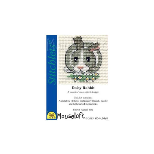 Stitchlets Daisy Rabbit Cross Stitch Kit