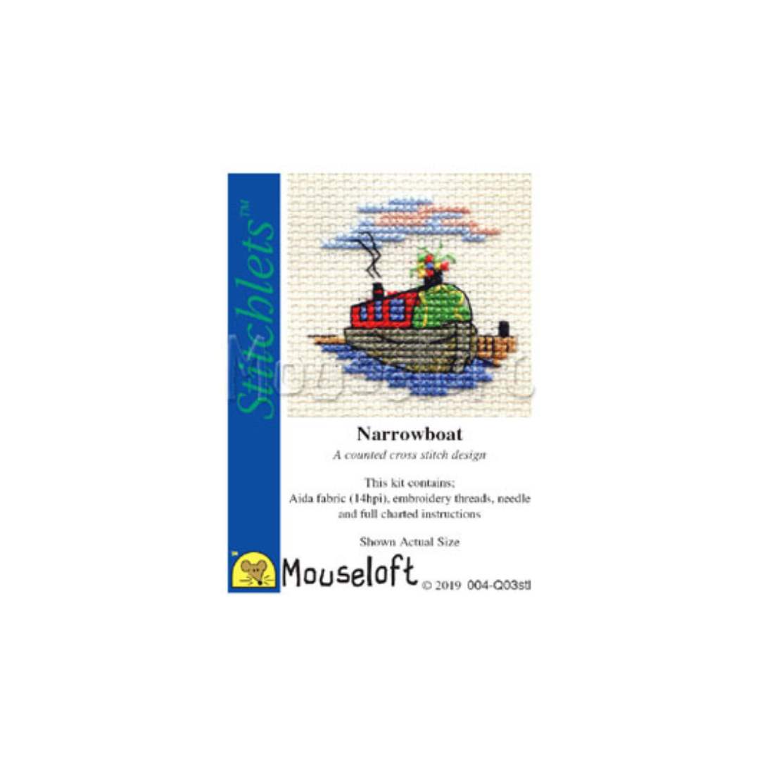 Stitchlets Narrowboat Cross Stitch Kit