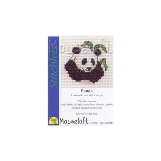 Stitchlets Panda Mini Cross Stitch Kit