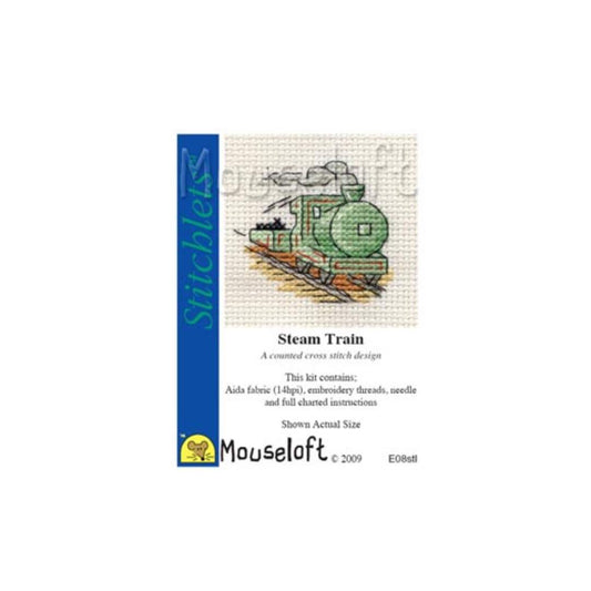 Stitchlets Steam Train Cross Stitch Kit
