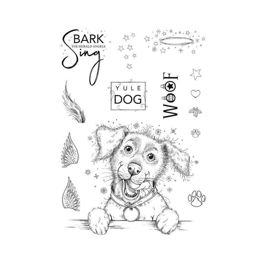 Pink Ink Designs Bark the Herald Angels Sing Clear Stamp Set