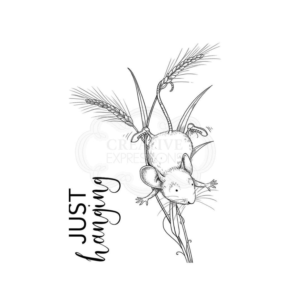 Corn mouse clear stamp from Pink Ink Designs