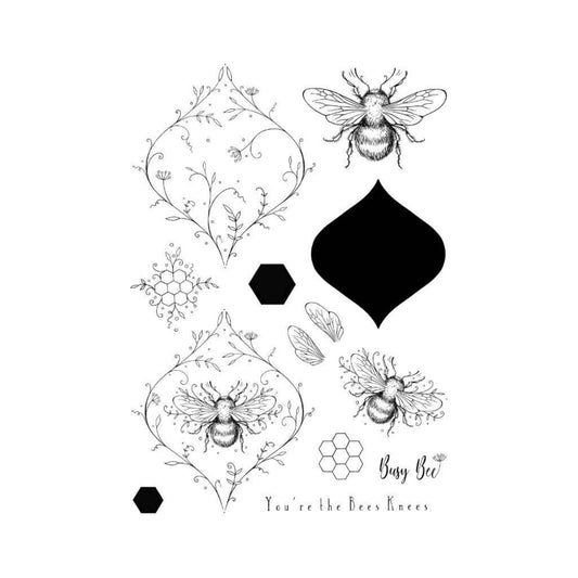 Pink Ink Designs Flight of the Bumblebee Clear Stamp Set