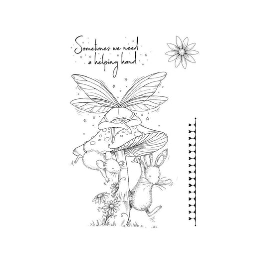 pink ink designs oops a daisy stamp