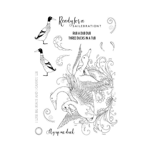 Pink Ink Designs Rub A Dub Dub Clear Stamp Set