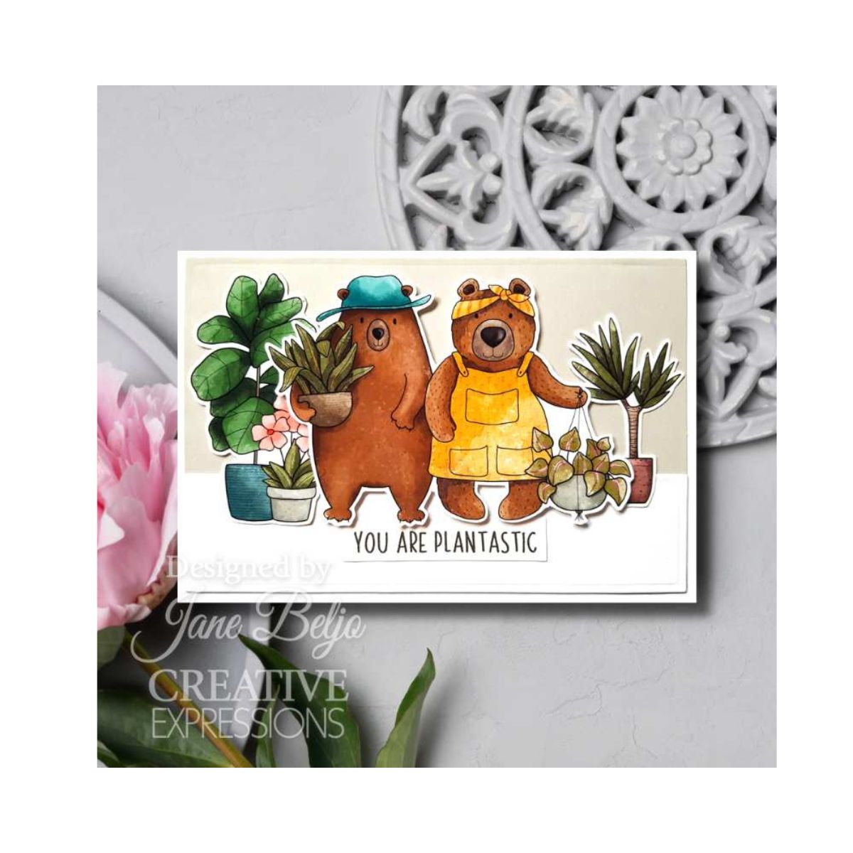 Jane's Doodles Plant Nursery Clear Stamp Set