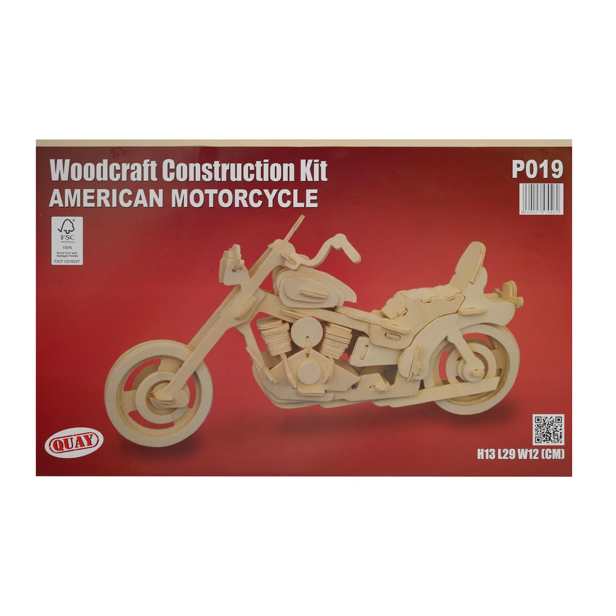 Quay American Motorcycle Woodcraft Construction Kit