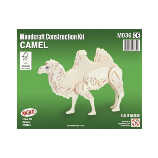 Quay Camel Woodcraft Construction Kit