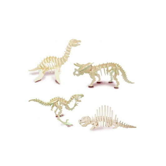Quay Dinosaur Set 3 Woodcraft Construction Kit