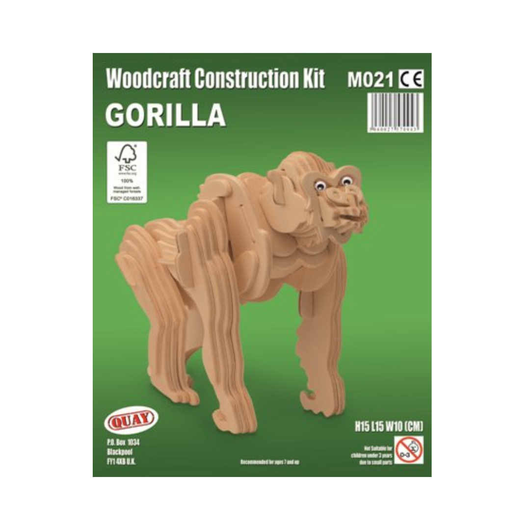 Quay Gorilla Woodcraft Construction Kit