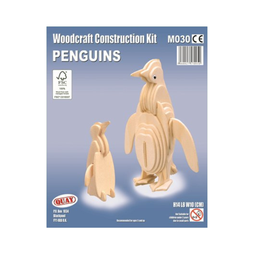 Quay Penguins Woodcraft Construction Kit
