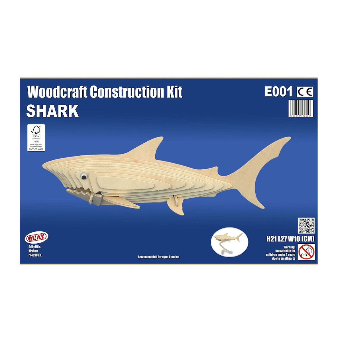 Quay Shark Woodcraft Construction Kit