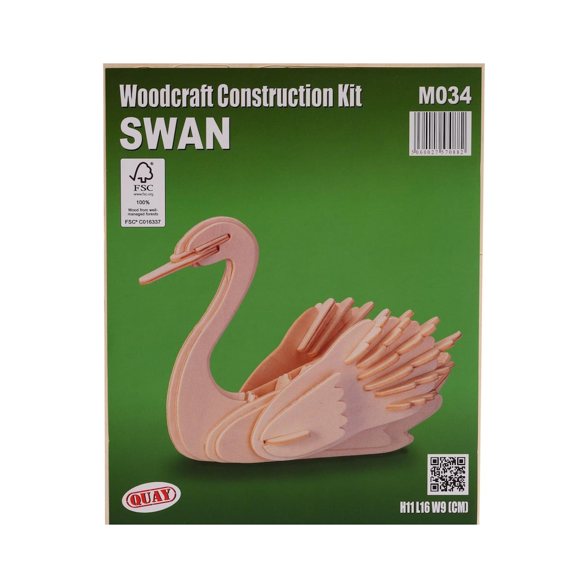 Quay Swan Woodcraft Construction Kit