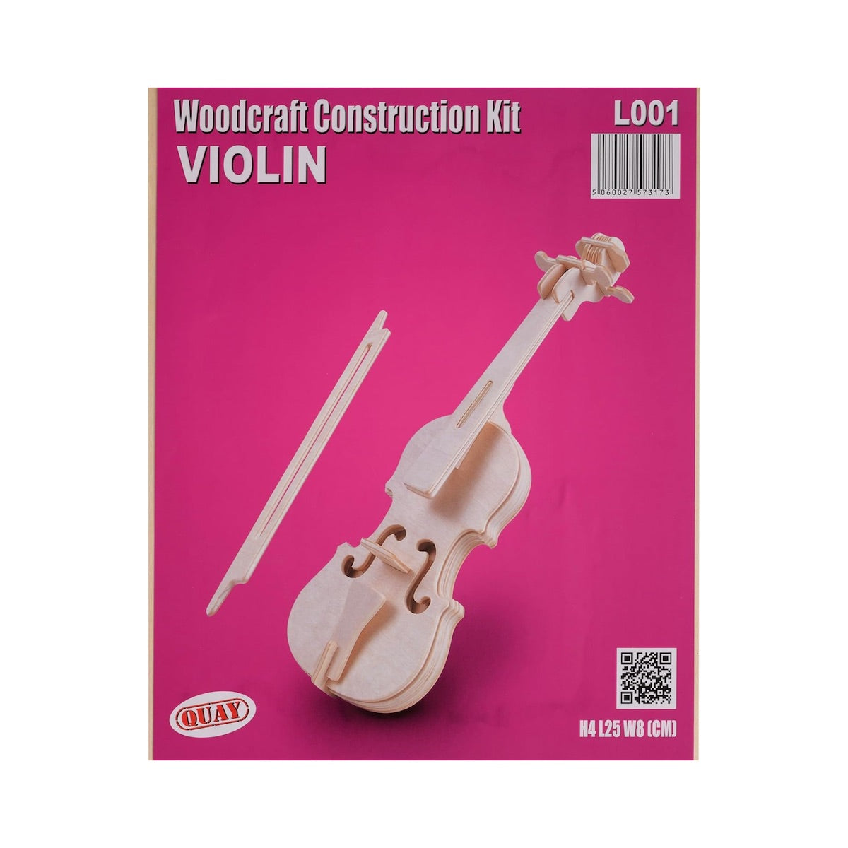 Quay Violin Woodcraft Construction Kit