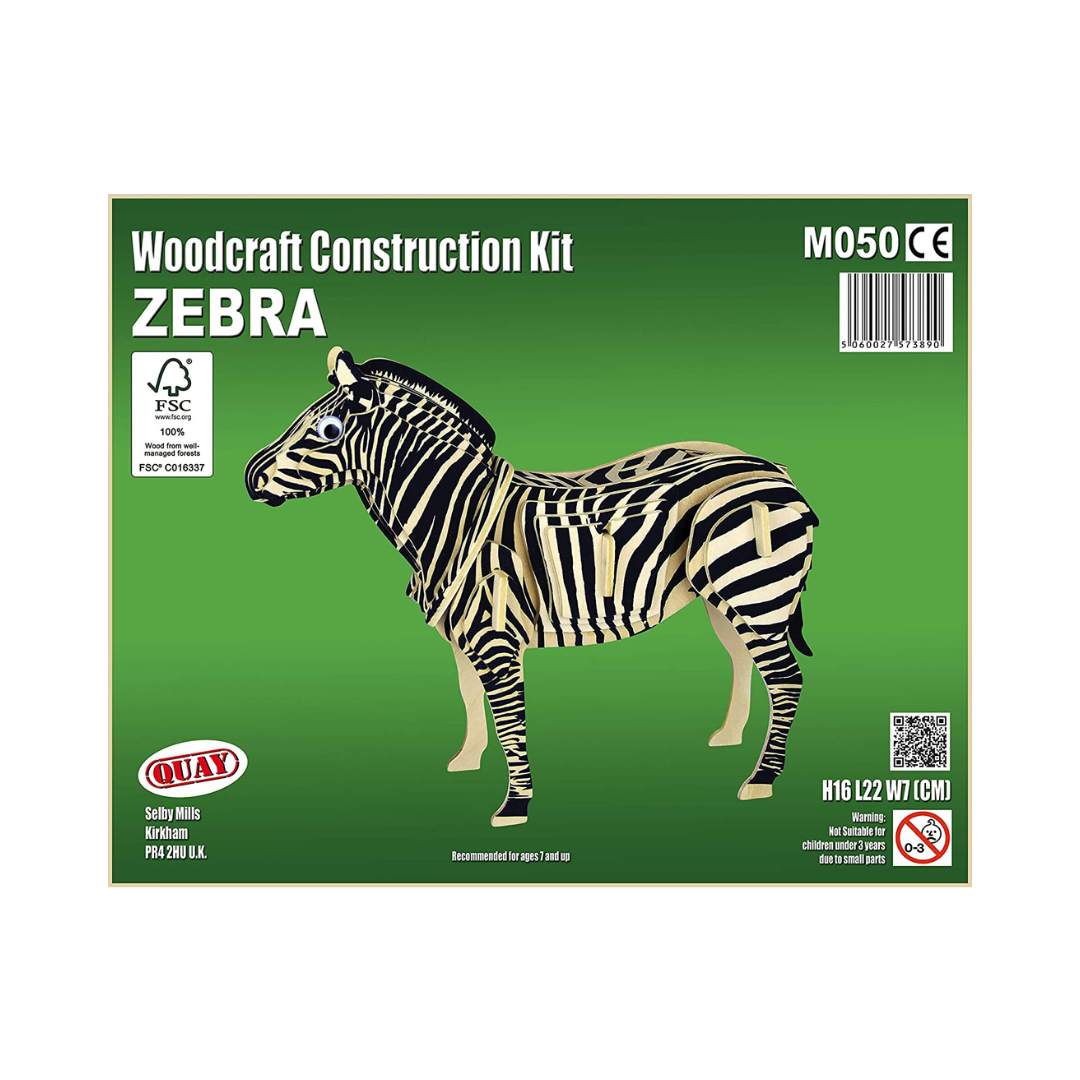 Quay Zebra Woodcraft Construction Kit