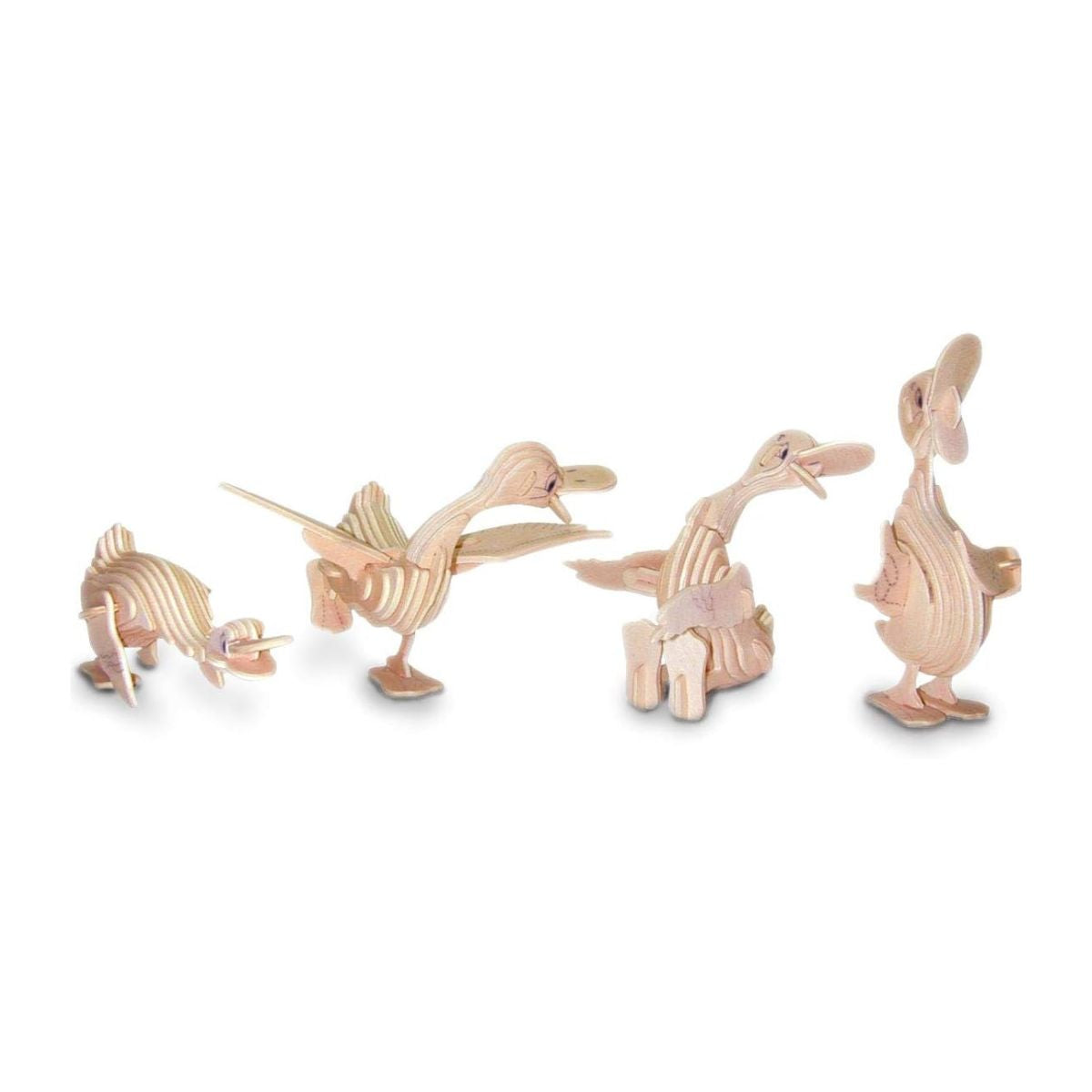 Quay Cartoon Ducks Woodcraft Construction Kit