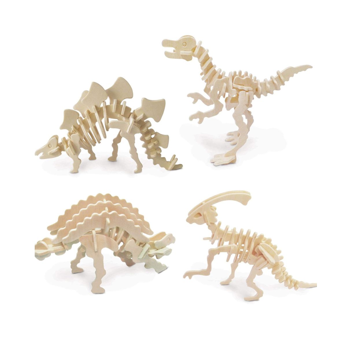 Quay Dinosaur Set 2 Woodcraft Construction Kit