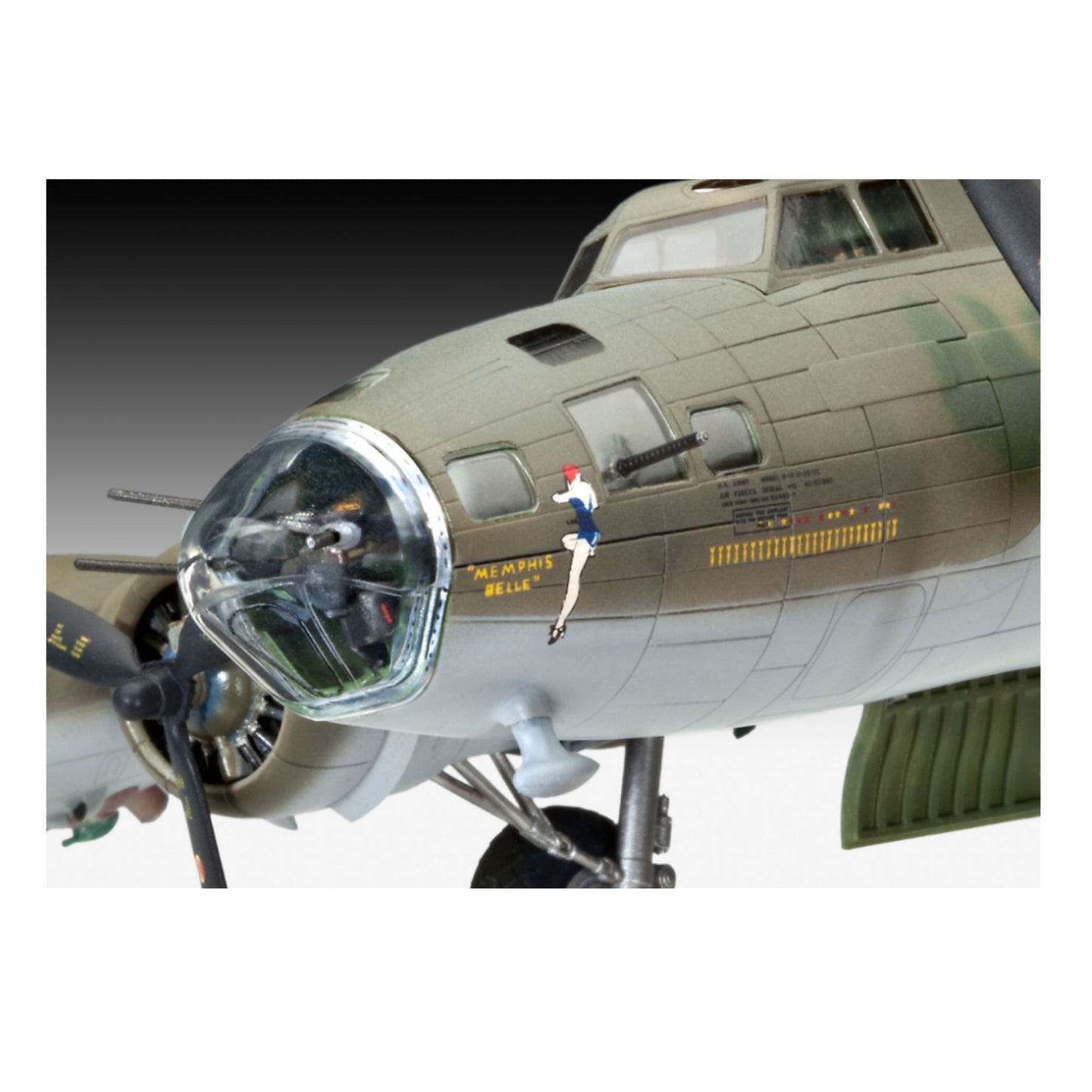 Revell B-17F Memphis Belle 1:72 close up