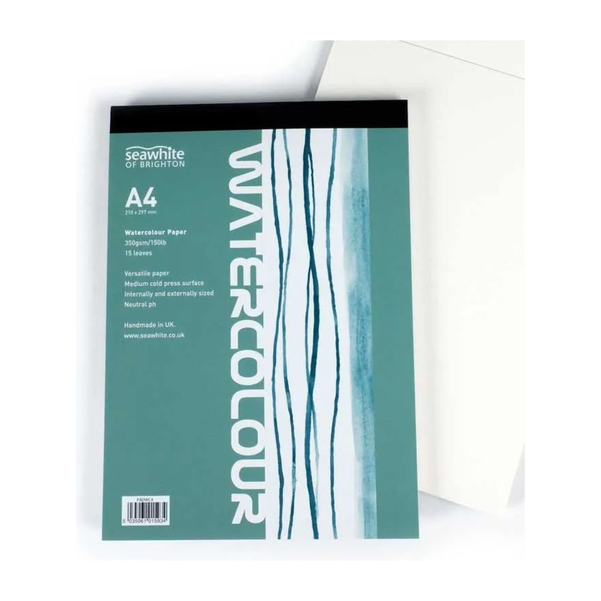 Seawhite A4 watercolour pad. 15 sheets 350gsm watercolour paper