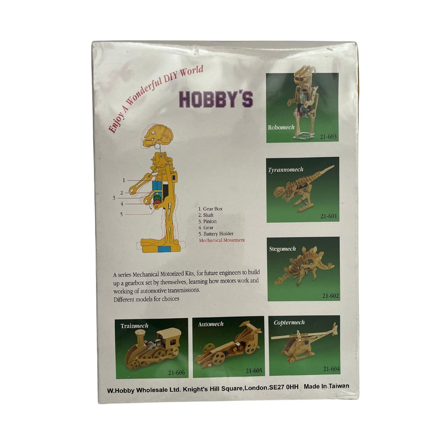 Skelemech motorized wooden model skeleton kit