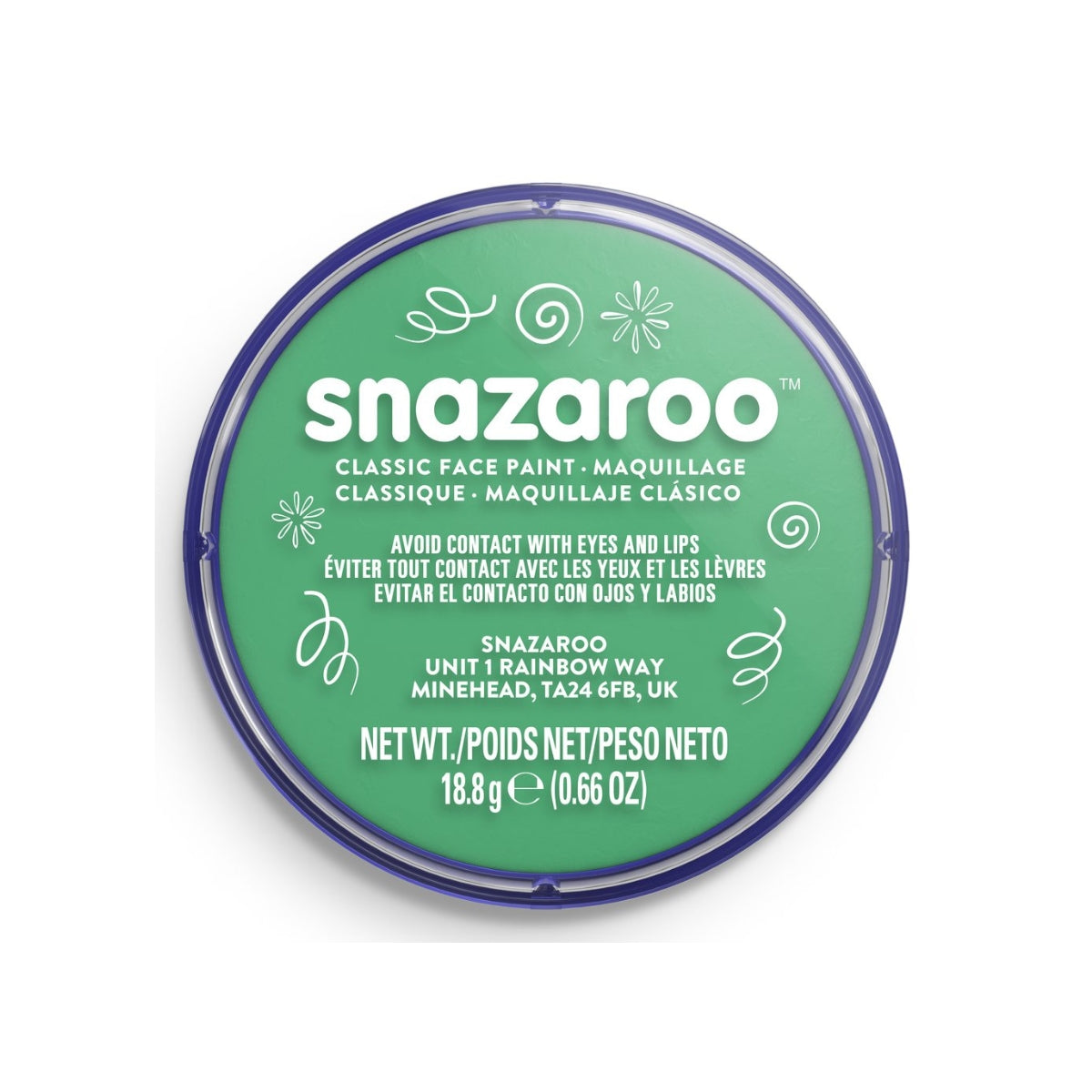 Snazaroo Classic Face Paint - Bright Green