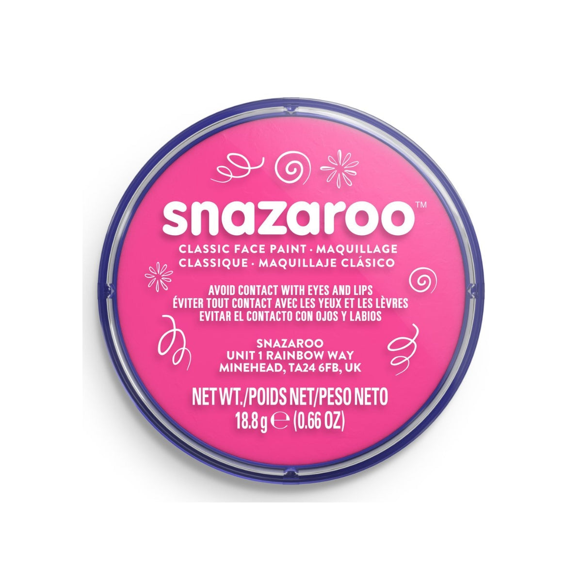 Snazaroo Classic Face Paint - Bright Pink
