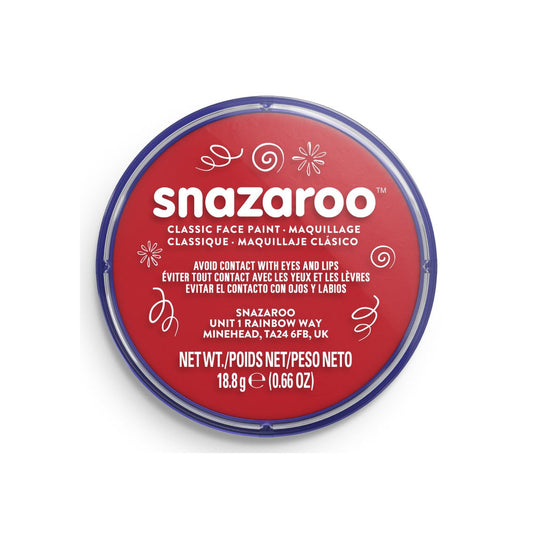 Snazaroo Classic Face Paint - Bright Red