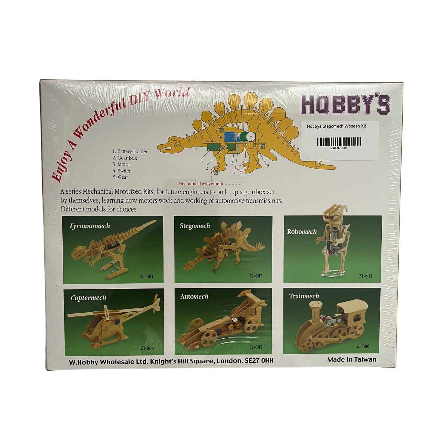 Stegomech mechanical model dinosaur kit