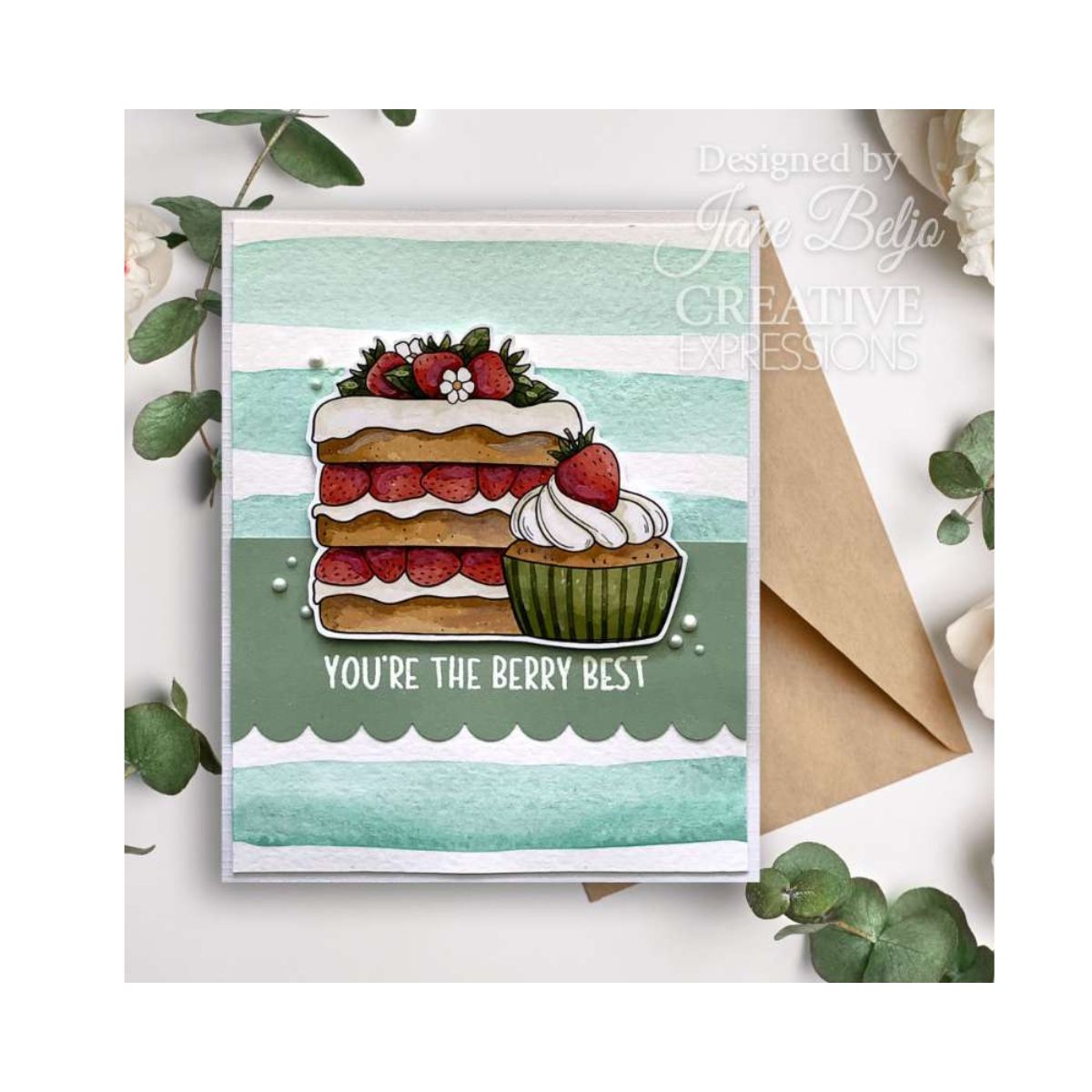 Jane's Doodles Sweet Wishes Clear Stamp Set