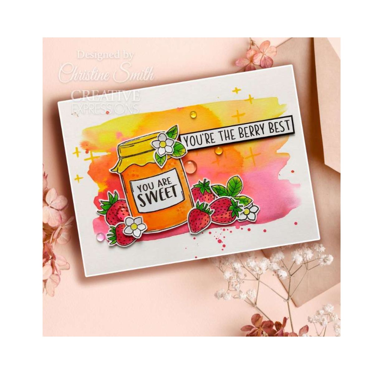 Jane's Doodles Sweet Wishes Clear Stamp Set