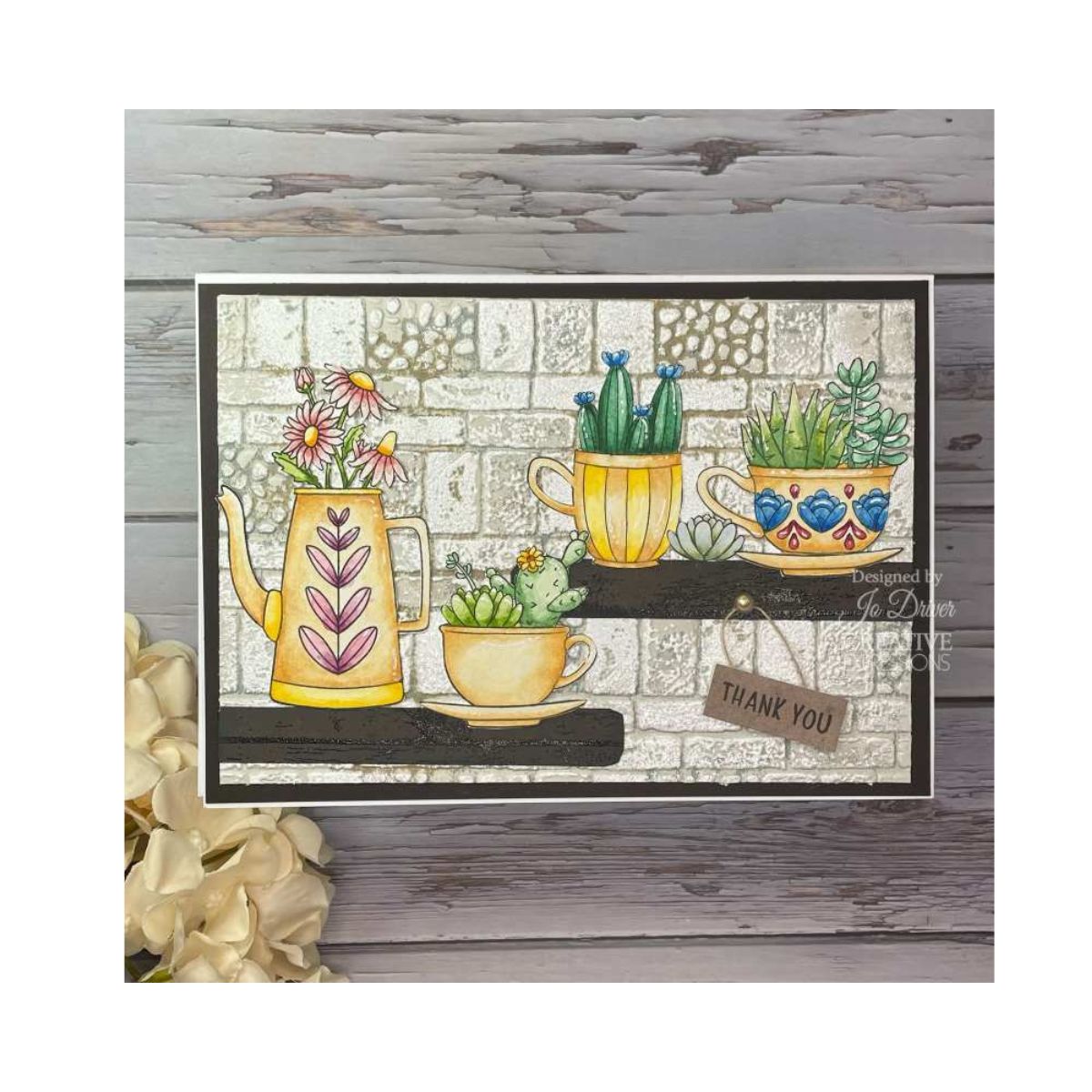 Jane's Doodles Tea-riffic Clear Stamp Set