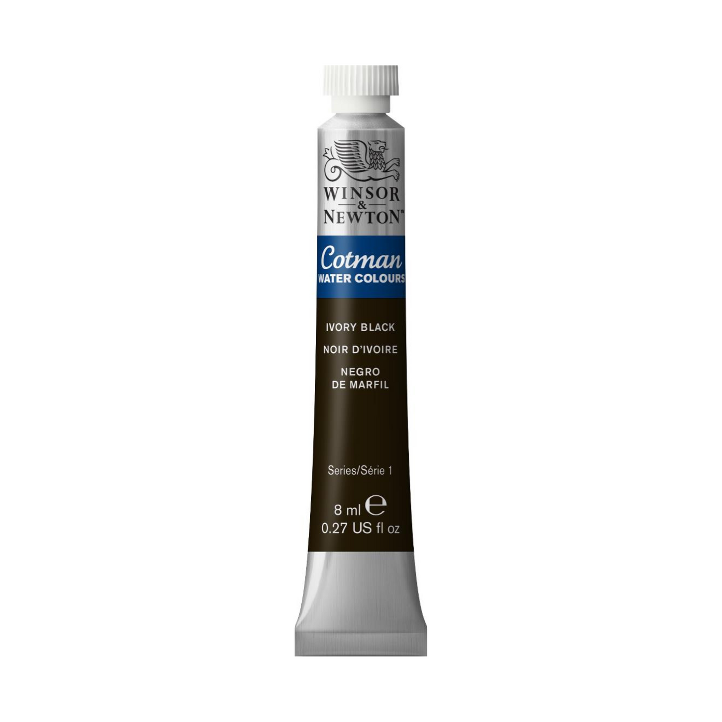 Winsor & Newton Cotman watercolour 8ml - Ivory Black