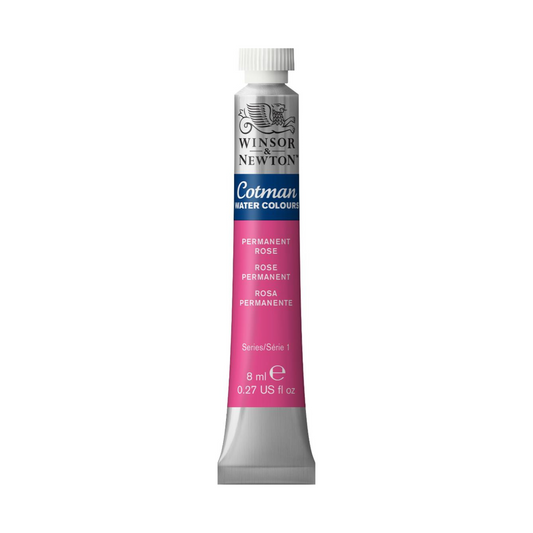 Winsor & Newton Cotman watercolour 8ml - Permanent Rose