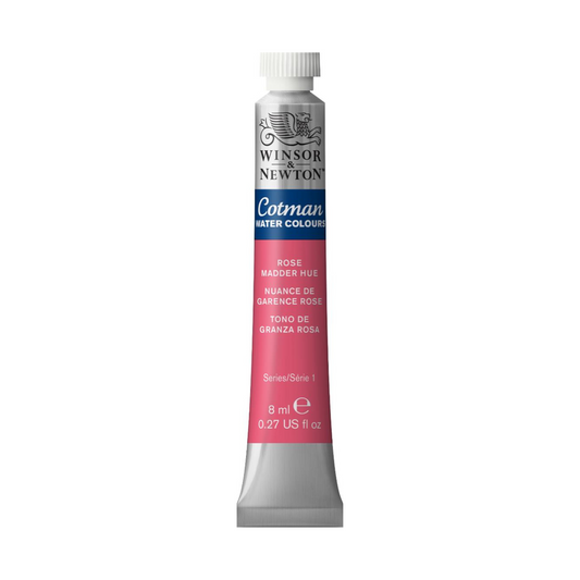 Winsor & Newton Cotman watercolour 8ml - Rose Madder Hue