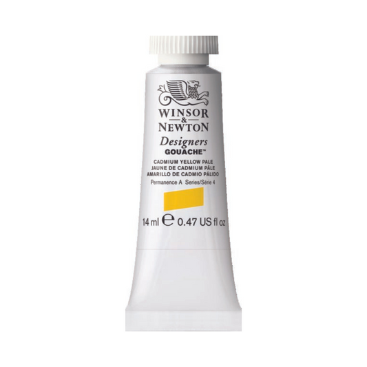 Winsor & Newton Designers Gouache 14ml - Cadmium Yellow Pale