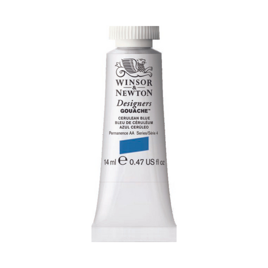 Winsor & Newton Designers Gouache 14ml - Cerulean Blue