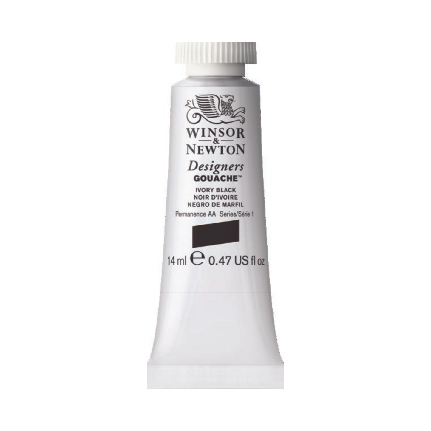 Winsor & Newton Designers Gouache 14ml - Ivory Black