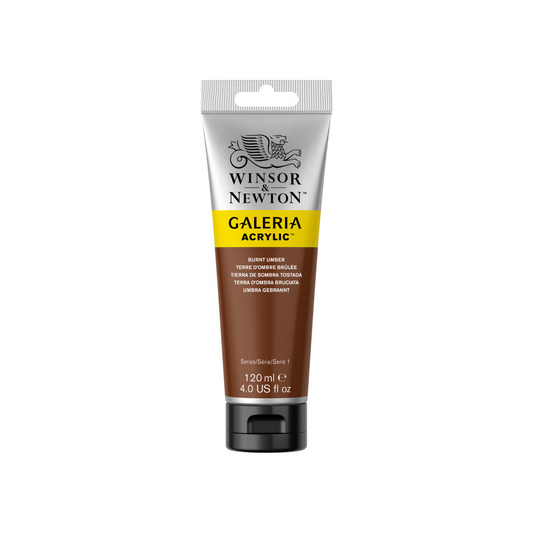 Winsor & Newton Galeria Acrylic 120ml - Burnt Umber