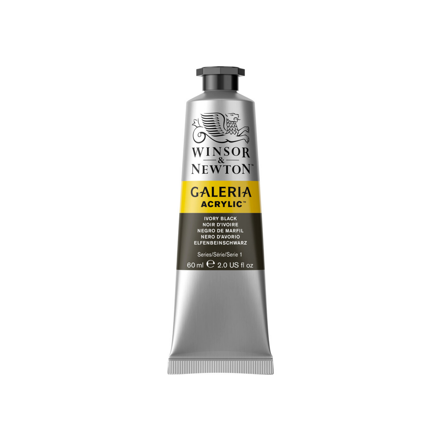 Ivory black Winsor & Newton Galeria acrylic 60ml