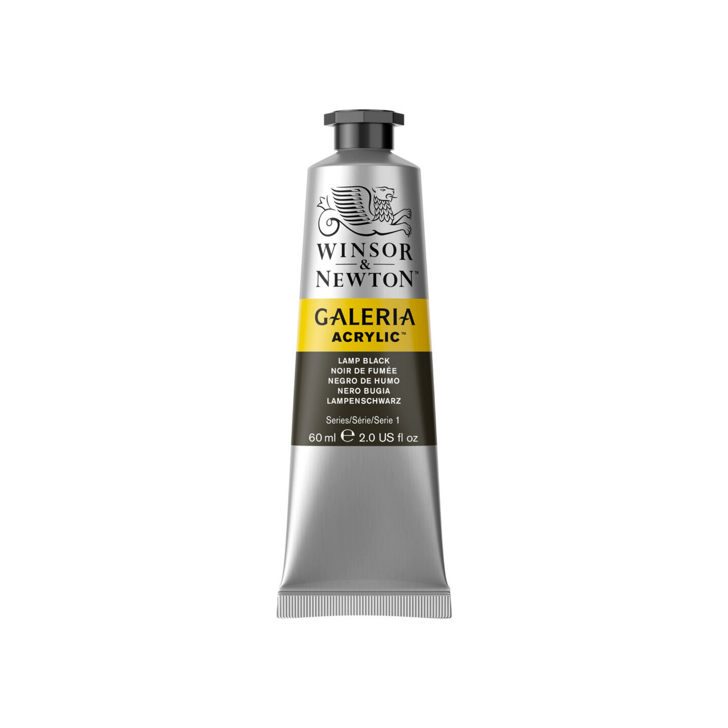 Lamp black Winsor & Newton Galeria acrylic 60ml