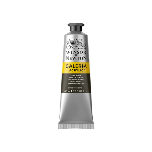 Winsor & Newton Galeria Acrylic 60ml - Lamp Black