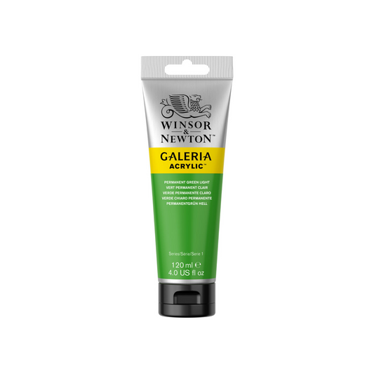 Winsor & Newton Galeria Acrylic 120ml - Permanent Green Light