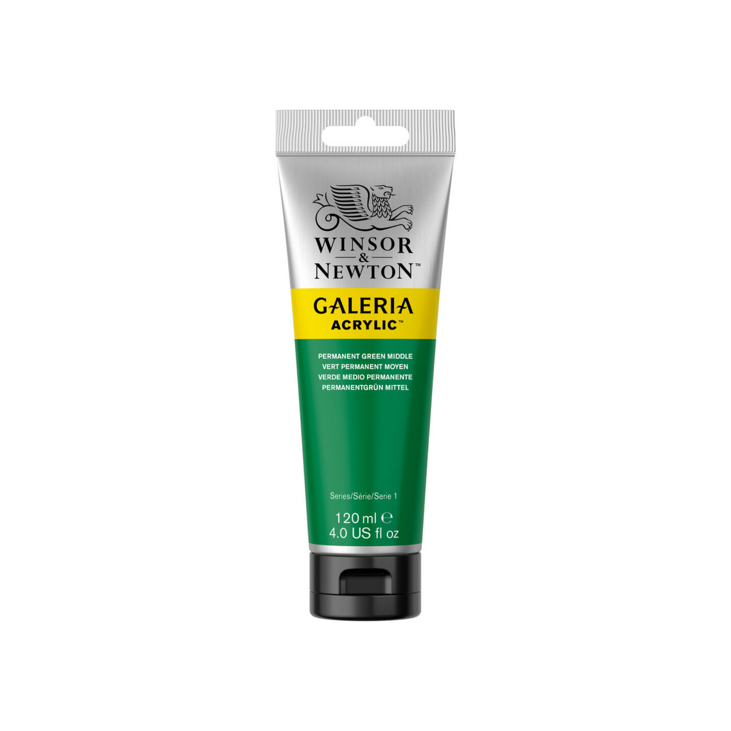Winsor & Newton Galeria Acrylic 120ml - Permanent Green Middle
