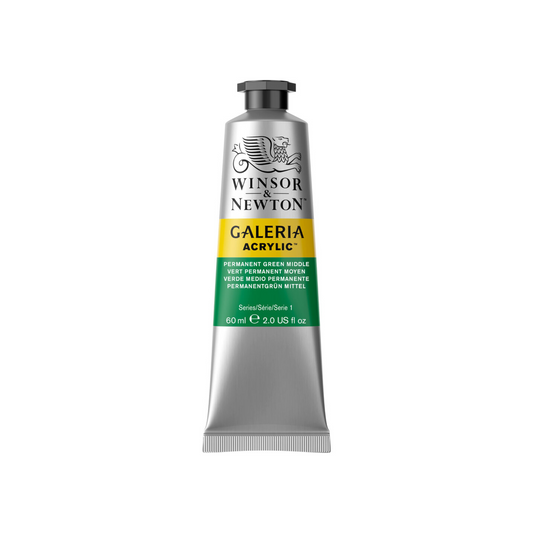 Winsor & Newton Galeria Acrylic 60ml - Permanent Green Middle